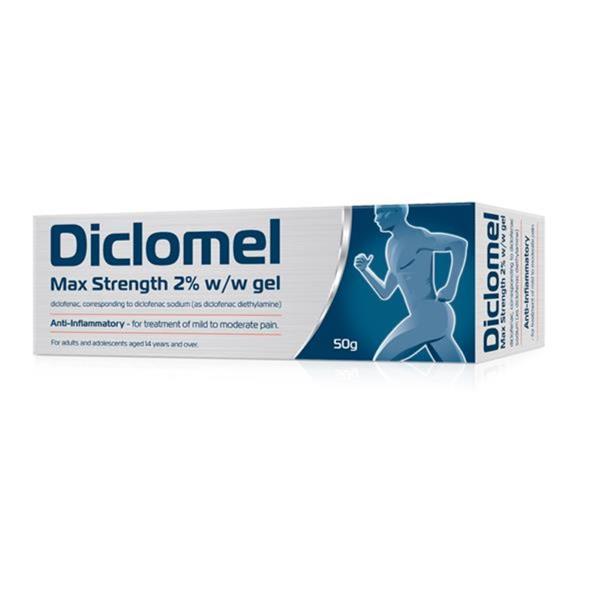 Diclomel Max Strength 2% W/w Gel 50g