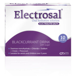 Electrosal Oral Hydration Solution Blackcurrant Flavour 10 Sachets
