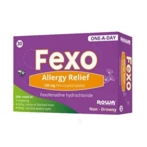 Fexo Allergy Relief 120mg Tabs 30pack Rowa