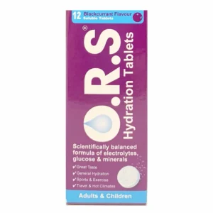 Ors Hydration Blackcurrant Flavour 12 Soluble Tablets