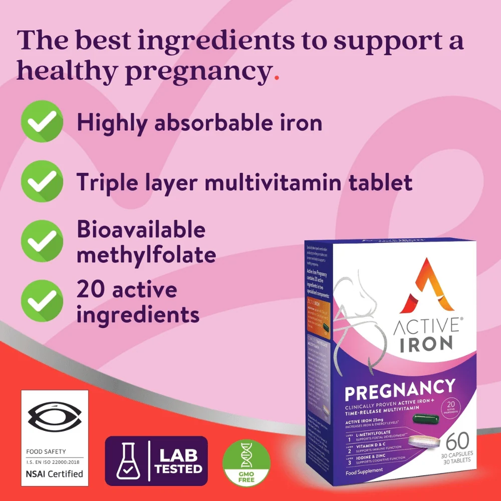 Active Iron Pregnancy 60 Caps - Image 3