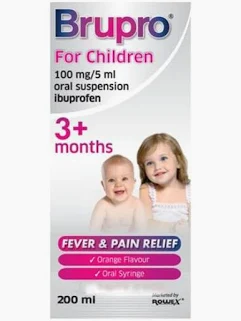 Brupro For Children 100mg/5ml Oral Suspension 3+ Months 200ml