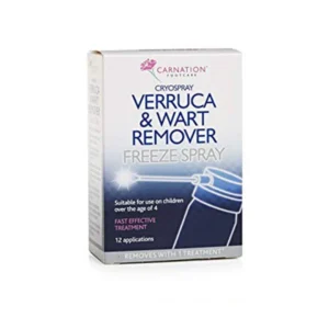 Carnation Cryospray Verruca & Wart Remover Freeze Spray 12 Applications