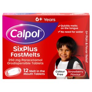 Calpol 6+ Fastmelts 12 Melt In The Mouth Tablets