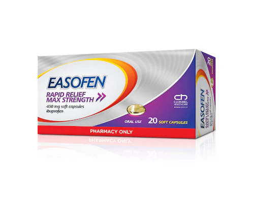 Easofen Rapid Relief Max 400mg 20 Soft Caps