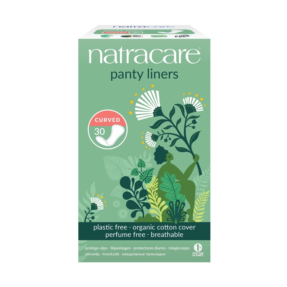 Natracare Panty Liners Curved 30 Pads