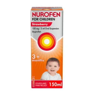 Nurofen For Children 100mg/5ml Oral Suspension 3+ Months Strawberry 150ml