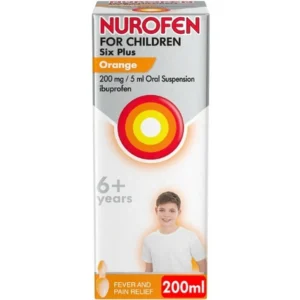 Nurofen For Children 6+ Years 200mg/5ml Oral Suspension Orange 200ml