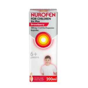 Nurofen For Children 6+ Years 200mg/5ml Oral Suspension Strawberry 200ml