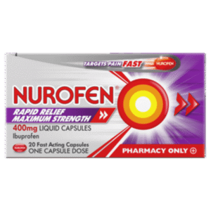 Nurofen Rapid Relief 400mg 20 Liquid Capsules