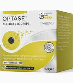 Optase Allergy 0.5ml 20 Single Dose Units