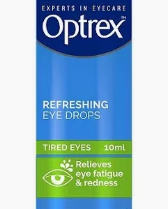 Optrex Refreshing Eye Drops For Tired Eyes 10ml