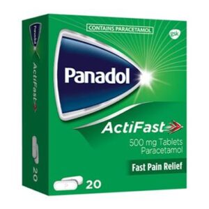 Panadol Actifast Tabs 500mg 20