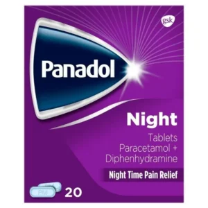 Panadol Night 500mg/25mg 20 Tablets