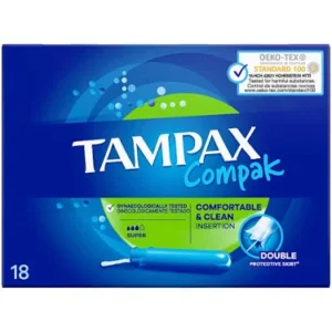 Tampax Compak Super Green 18s