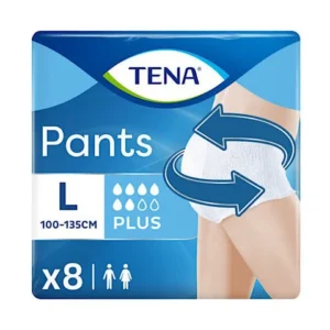 Tena Pants Protect Plus Size Large 8 Pack