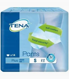 Tena Unisex Pants Plus Small 14s