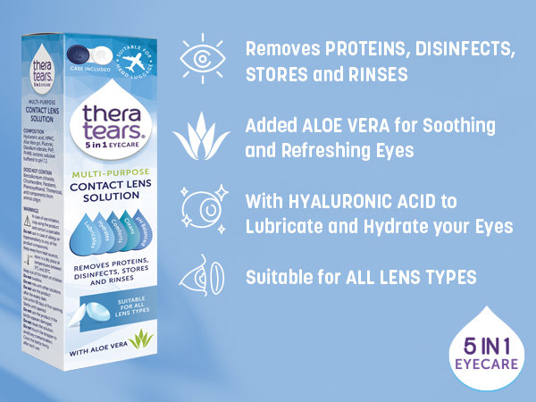 Thera Tears Multi - Purpose Contact Lens Solution 100ml - Image 3