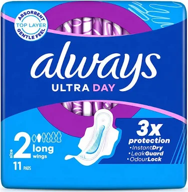 Always Ultra Day Long Wings 11 Size2