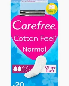 Carefree Cotton Feel Normal 20 Liners
