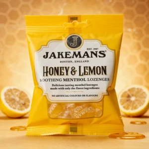 Jakemans Honey Lemon Menthol Bag 73g