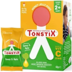 Tonstix Honey & Apple 6 Jelly Pops