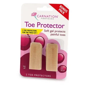 Carnation 2 For 1 Toe Protectors