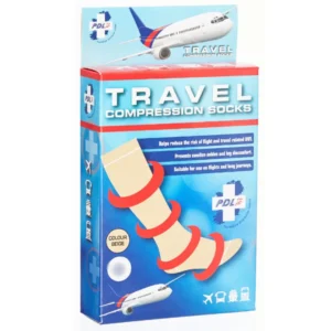 044 Flts05 Flight Socks Beige Medium