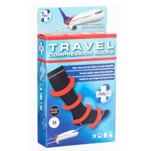 Pharmacare Travel Compression Socks Black Medium (flts02)