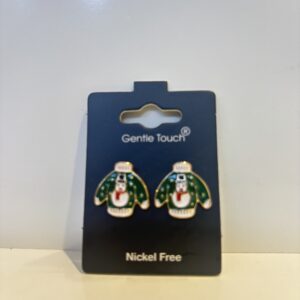 Gentle Touch Christmas Earrings Christmas Jumper